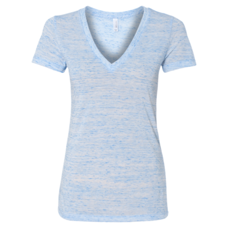 BELLA + CANVAS Ladies Deep V-Neck Jersey Tee Thumbnail