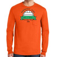 Gildan Ultra Cotton Long Sleeve T-Shirt with Pocket Thumbnail