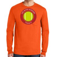 Gildan Ultra Cotton Long Sleeve T-Shirt with Pocket Thumbnail