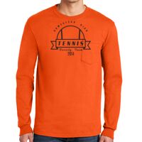Gildan Ultra Cotton Long Sleeve T-Shirt with Pocket Thumbnail