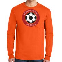 Gildan Ultra Cotton Long Sleeve T-Shirt with Pocket Thumbnail