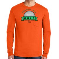 Gildan Ultra Cotton Long Sleeve T-Shirt with Pocket Thumbnail