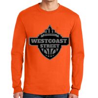 Gildan Ultra Cotton Long Sleeve T-Shirt with Pocket Thumbnail