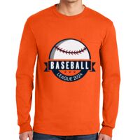 Gildan Ultra Cotton Long Sleeve T-Shirt with Pocket Thumbnail