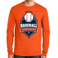 Gildan Ultra Cotton Long Sleeve T-Shirt with Pocket Thumbnail