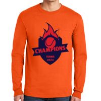 Gildan Ultra Cotton Long Sleeve T-Shirt with Pocket Thumbnail