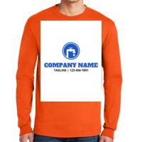 Gildan Ultra Cotton Long Sleeve T-Shirt with Pocket Thumbnail