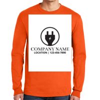 Gildan Ultra Cotton Long Sleeve T-Shirt with Pocket Thumbnail