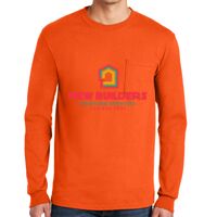 Gildan Ultra Cotton Long Sleeve T-Shirt with Pocket Thumbnail