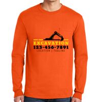 Gildan Ultra Cotton Long Sleeve T-Shirt with Pocket Thumbnail
