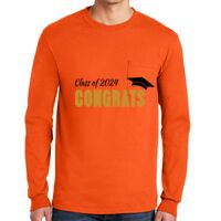 Gildan Ultra Cotton Long Sleeve T-Shirt with Pocket Thumbnail
