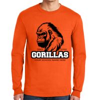 Gildan Ultra Cotton Long Sleeve T-Shirt with Pocket Thumbnail