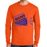 Gildan Ultra Cotton Long Sleeve T-Shirt with Pocket Thumbnail