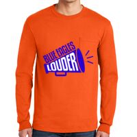 Gildan Ultra Cotton Long Sleeve T-Shirt with Pocket Thumbnail