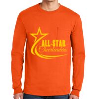 Gildan Ultra Cotton Long Sleeve T-Shirt with Pocket Thumbnail