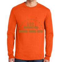 Gildan Ultra Cotton Long Sleeve T-Shirt with Pocket Thumbnail