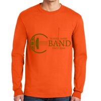 Gildan Ultra Cotton Long Sleeve T-Shirt with Pocket Thumbnail