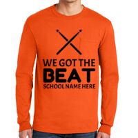 Gildan Ultra Cotton Long Sleeve T-Shirt with Pocket Thumbnail