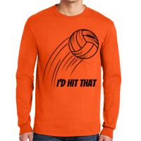Gildan Ultra Cotton Long Sleeve T-Shirt with Pocket Thumbnail