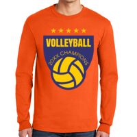 Gildan Ultra Cotton Long Sleeve T-Shirt with Pocket Thumbnail