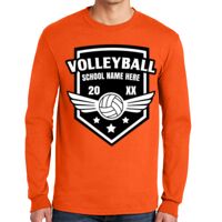 Gildan Ultra Cotton Long Sleeve T-Shirt with Pocket Thumbnail