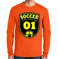 Gildan Ultra Cotton Long Sleeve T-Shirt with Pocket Thumbnail