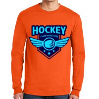 Gildan Ultra Cotton Long Sleeve T-Shirt with Pocket Thumbnail