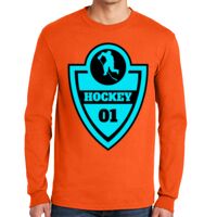 Gildan Ultra Cotton Long Sleeve T-Shirt with Pocket Thumbnail