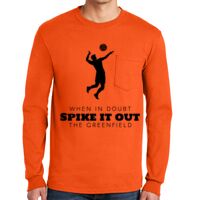 Gildan Ultra Cotton Long Sleeve T-Shirt with Pocket Thumbnail