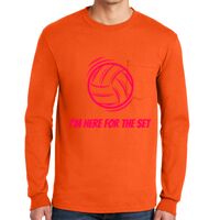 Gildan Ultra Cotton Long Sleeve T-Shirt with Pocket Thumbnail