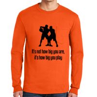 Gildan Ultra Cotton Long Sleeve T-Shirt with Pocket Thumbnail