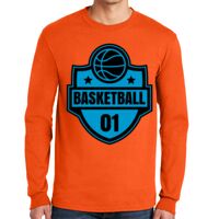 Gildan Ultra Cotton Long Sleeve T-Shirt with Pocket Thumbnail