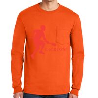 Gildan Ultra Cotton Long Sleeve T-Shirt with Pocket Thumbnail