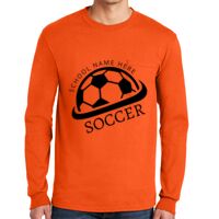 Gildan Ultra Cotton Long Sleeve T-Shirt with Pocket Thumbnail