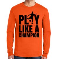 Gildan Ultra Cotton Long Sleeve T-Shirt with Pocket Thumbnail