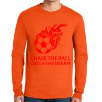 Gildan Ultra Cotton Long Sleeve T-Shirt with Pocket Thumbnail