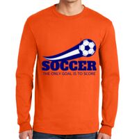 Gildan Ultra Cotton Long Sleeve T-Shirt with Pocket Thumbnail