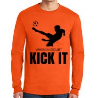 Gildan Ultra Cotton Long Sleeve T-Shirt with Pocket Thumbnail