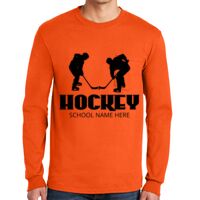 Gildan Ultra Cotton Long Sleeve T-Shirt with Pocket Thumbnail