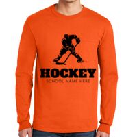 Gildan Ultra Cotton Long Sleeve T-Shirt with Pocket Thumbnail