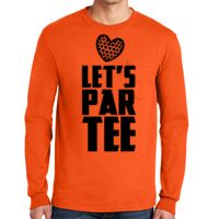 Gildan Ultra Cotton Long Sleeve T-Shirt with Pocket Thumbnail