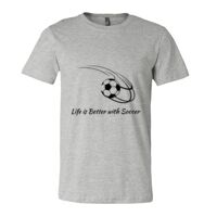 BELLA + CANVAS Unisex Short Sleeve Heather Jersey Tee Thumbnail