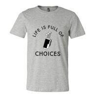 BELLA + CANVAS Unisex Short Sleeve Heather Jersey Tee Thumbnail