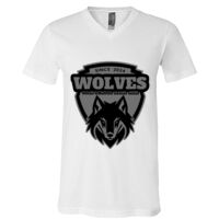 BELLA + CANVAS Unisex Jersey V-Neck Tee Thumbnail