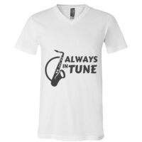 BELLA + CANVAS Unisex Jersey V-Neck Tee Thumbnail