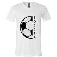 BELLA + CANVAS Unisex Jersey V-Neck Tee Thumbnail