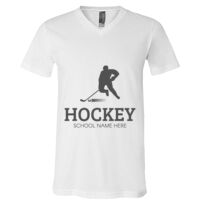 BELLA + CANVAS Unisex Jersey V-Neck Tee Thumbnail