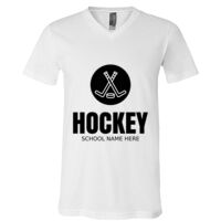 BELLA + CANVAS Unisex Jersey V-Neck Tee Thumbnail