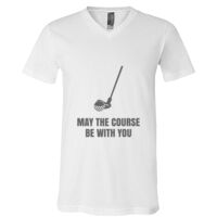 BELLA + CANVAS Unisex Jersey V-Neck Tee Thumbnail