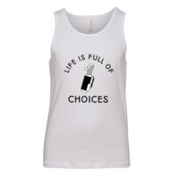 BELLA + CANVAS Youth Jersey Tank Thumbnail